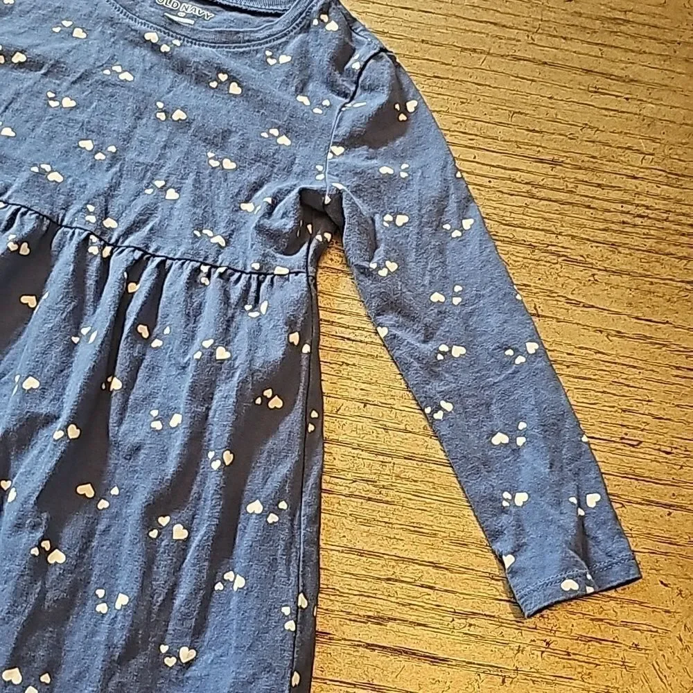 4T heart dress long sleeve Old Navy